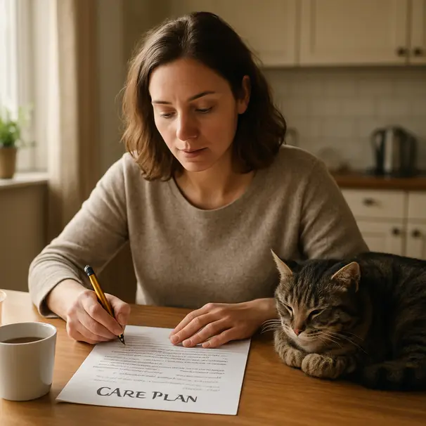 A clear written plan makes daily care easier.