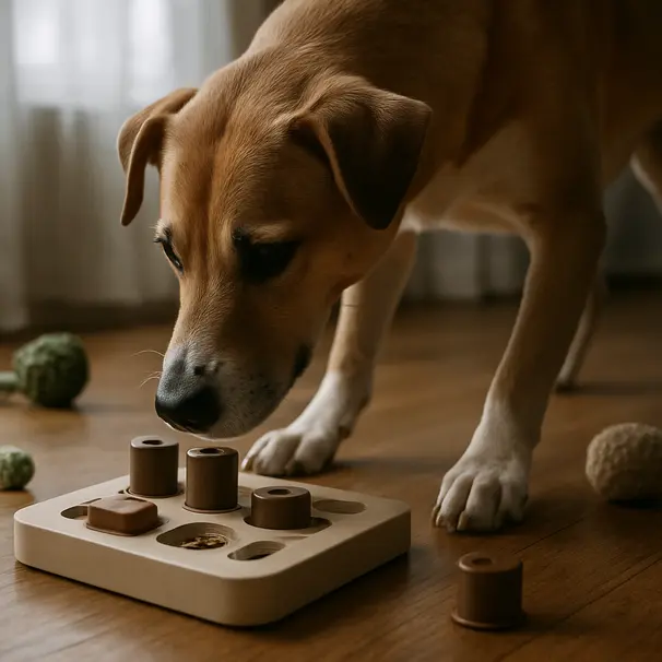 Giochi interattivi per stimolare la mente del cane.