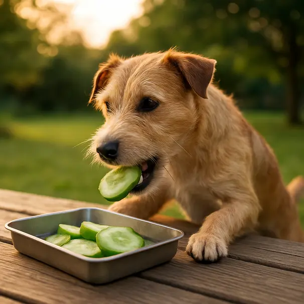Frozen cucumber bites make a cooling summer reward.