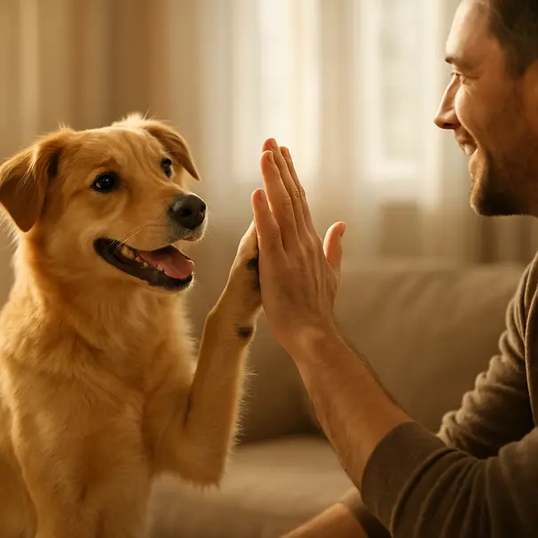Come insegnare al cane a dare il cinque (e stupire tutti)