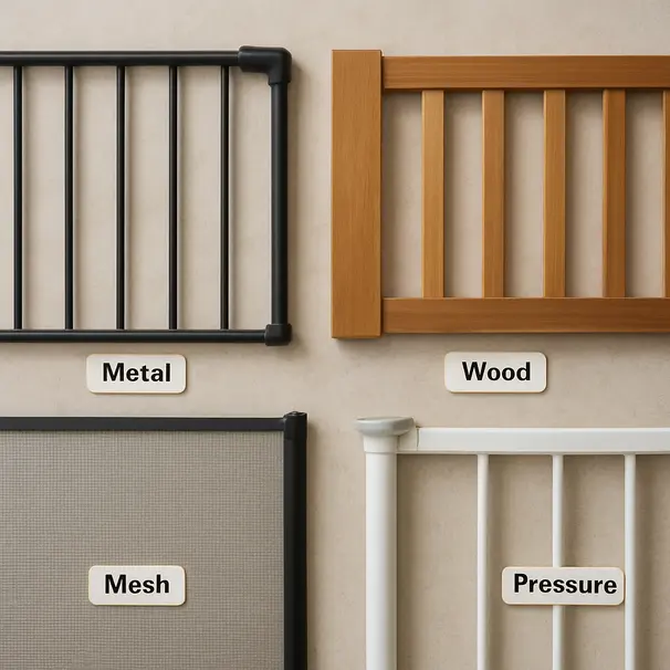 Comparing gate styles and latch security options.