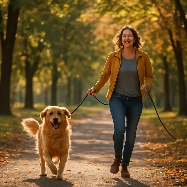 Gassi-Routine: klare Wege und entspannte Spaziergänge.